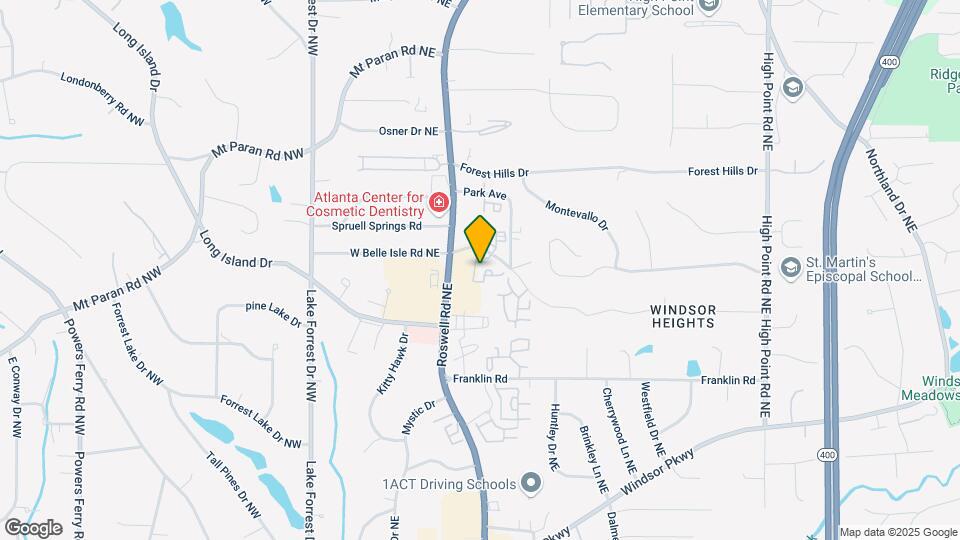240 E Belle Isle Rd NE, Unit 03 Map and Location Details