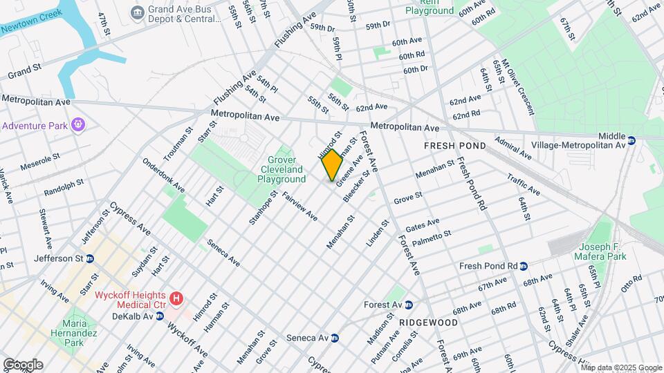 491 Grandview Ave Mapa y Detalles de la Ubicación