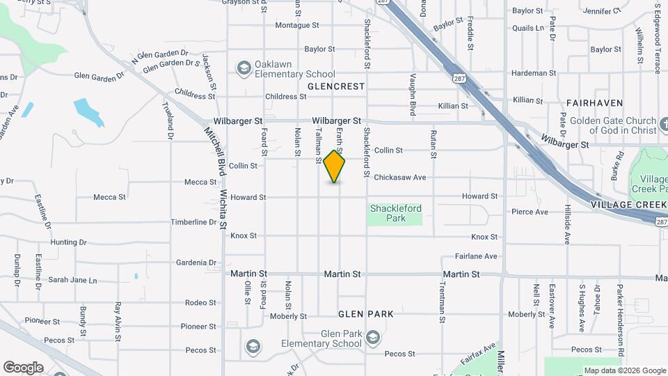 4514 Erath St Map and Location Details