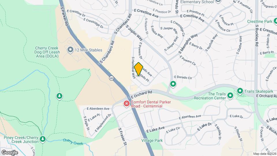 5780 S Hannibal Way Map and Location Details