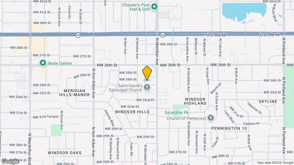 4529 NW 33rd St Map and Location Details