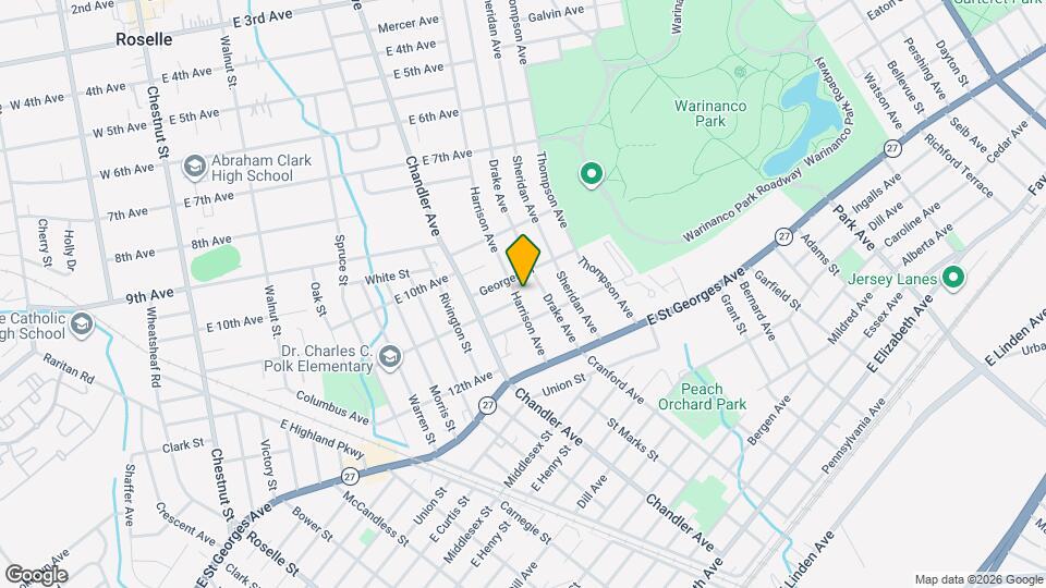 1029 Harrison Ave, Unit # 1 Map and Location Details