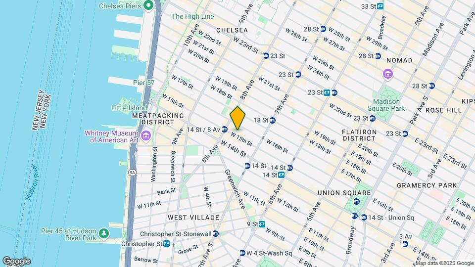 243 W 15th St Mapa y Detalles de la Ubicación