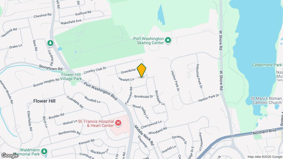 40 Hewlett Ln Map and Location Details