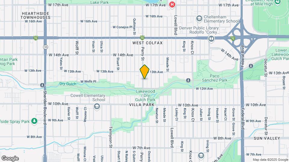 1230 Perry St Map and Location Details