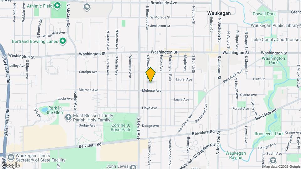135 S Elmwood Ave Mapa y Detalles de la Ubicación