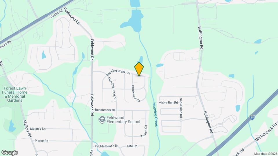 5420 Morning Creek Cir Mapa y Detalles de la Ubicación