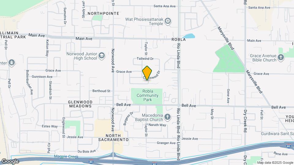 4508 Windcloud Ave Map and Location Details