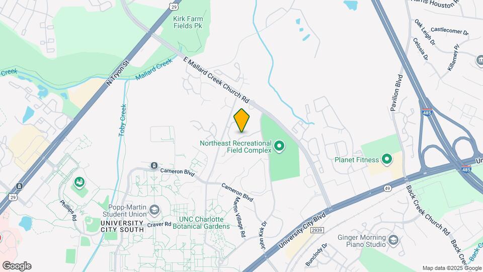 9811 Campus Walk Ln Mapa y Detalles de la Ubicación