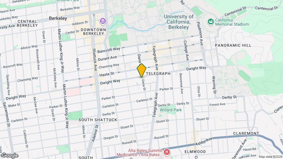 2504 Dana St Mapa y Detalles de la Ubicación