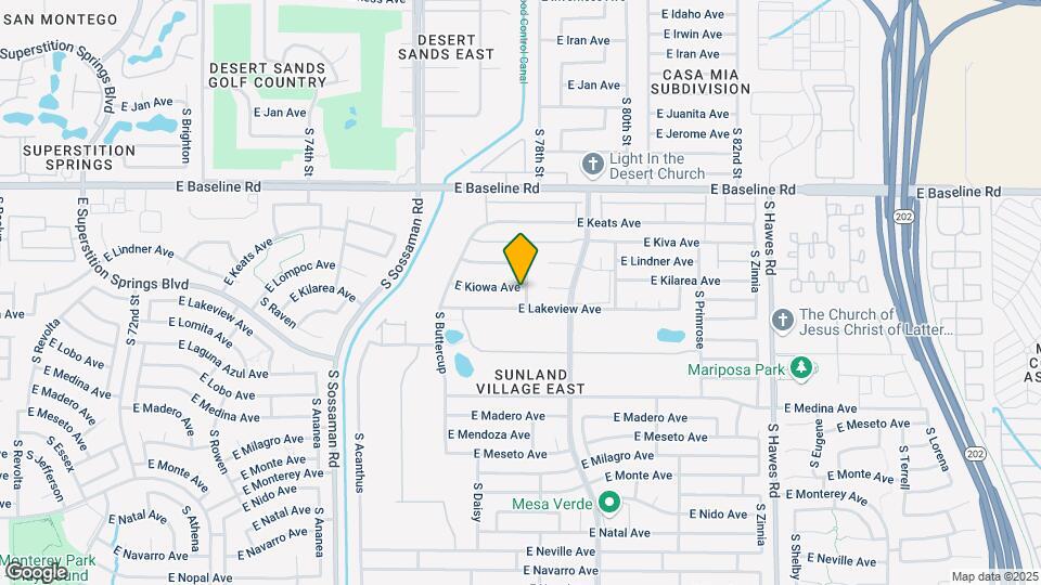 7923 E Kiowa Ave Map and Location Details