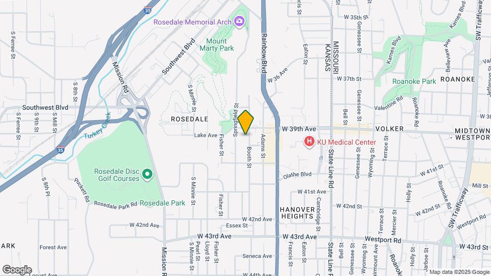 3904 Booth St Map and Location Details