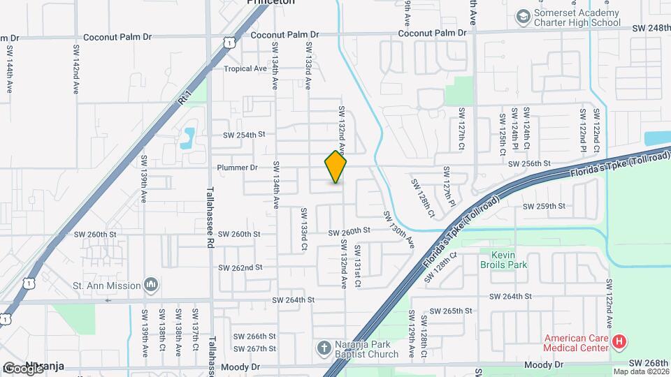 13217 SW 257th Terrace Map and Location Details