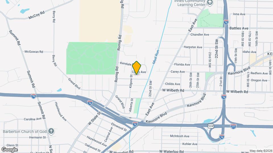 1445 Woodbirch Ave Map and Location Details