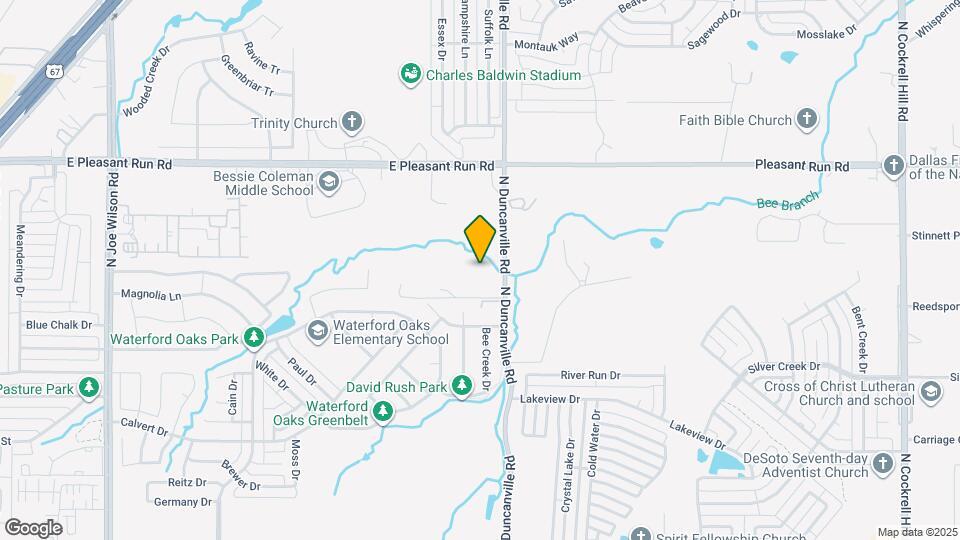 607 N Duncanville Rd Map and Location Details