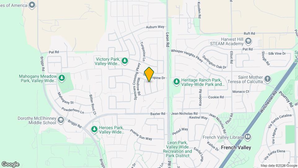 34715 Ribbon Grass Way Map and Location Details