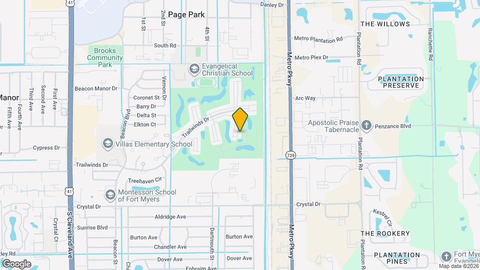 5890 Trailwinds Dr Map and Location Details