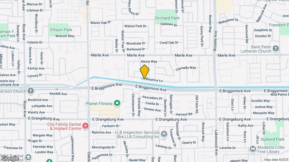 2520 Beatrice Ln Map and Location Details