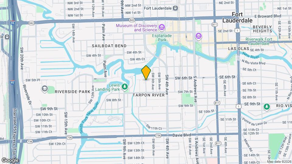 620 SW 7th Ave Map and Location Details