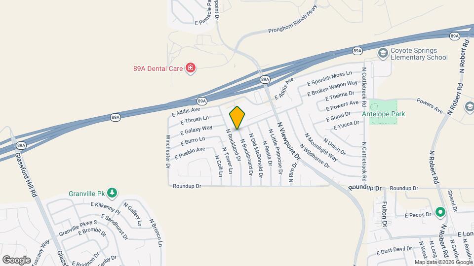 6284 N Buckboard Dr Map and Location Details