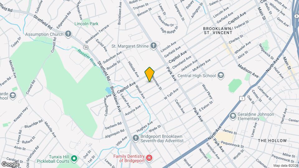 625 Cleveland Ave Map and Location Details