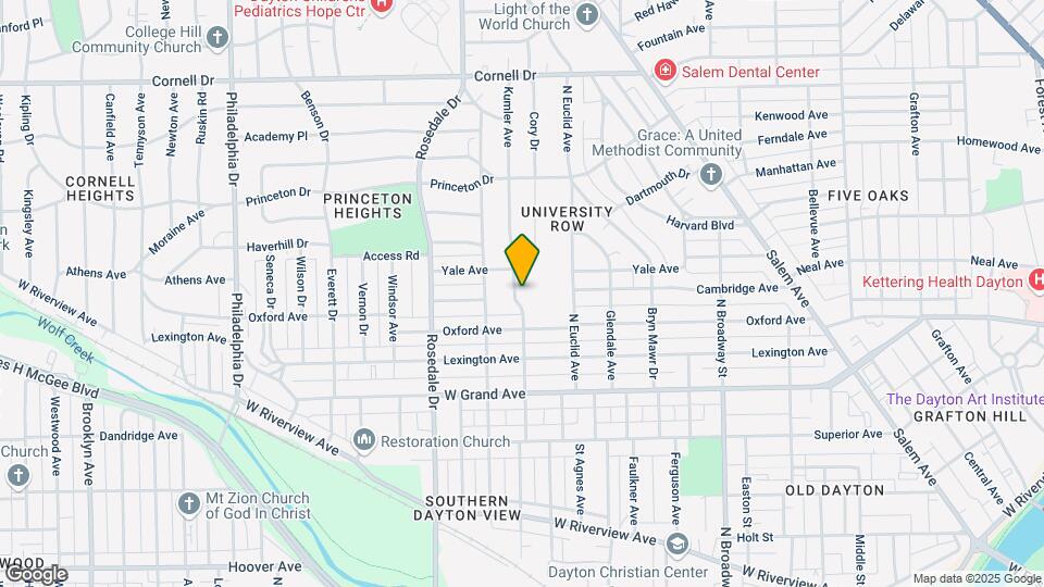 1234 Kumler Ave Map and Location Details