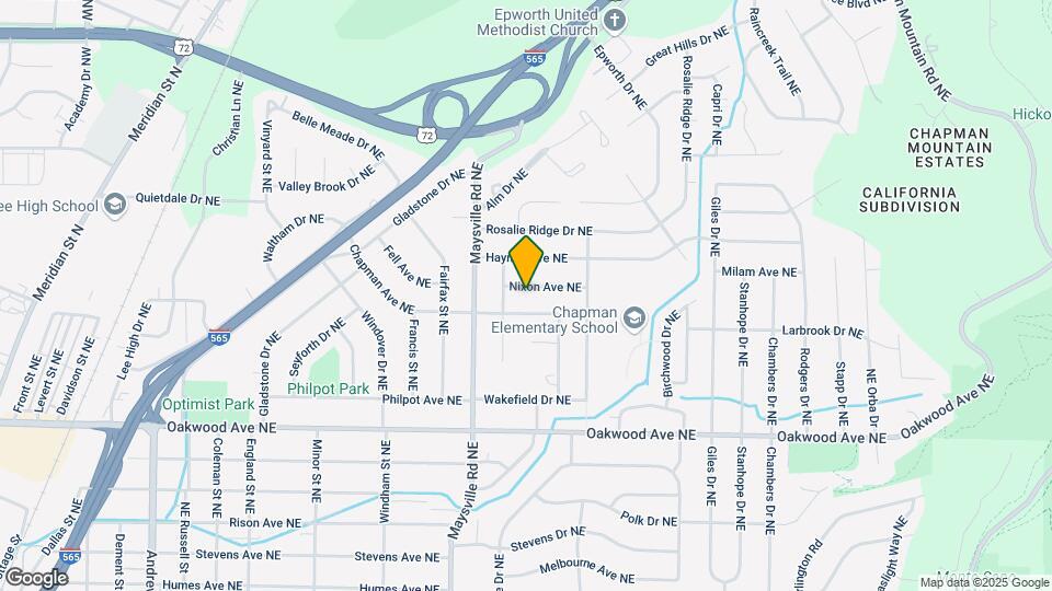 1804 Nixon Ave NE Map and Location Details