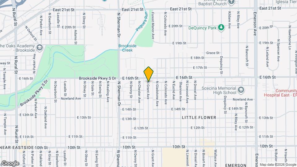 1531 N Grant Ave Map and Location Details