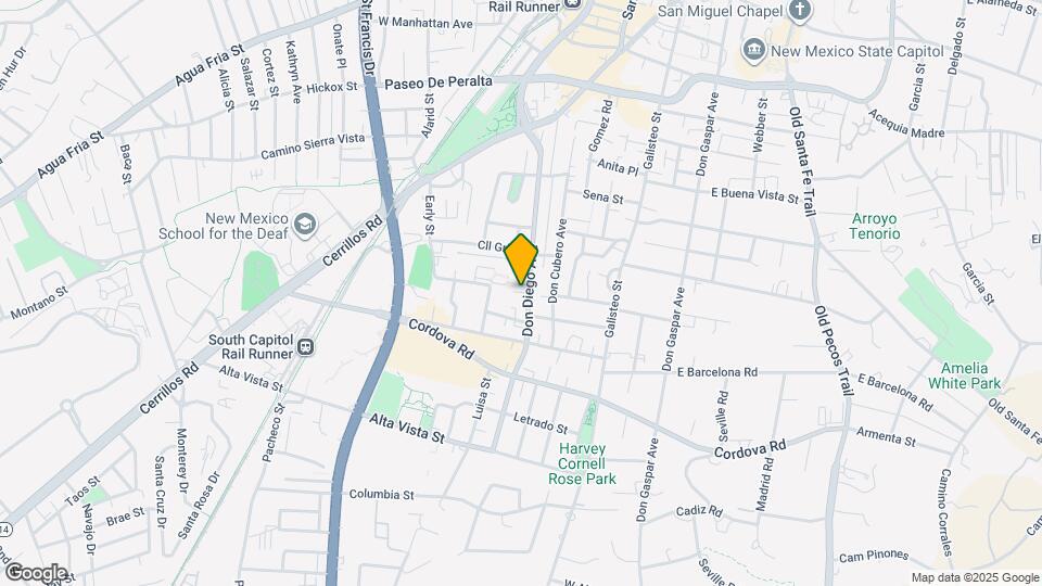 1022 Don Diego Ave Mapa y Detalles de la Ubicación