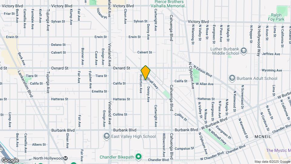 10743 Califa St Map and Location Details