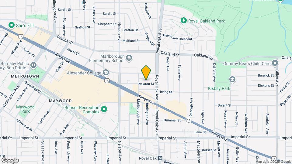 5095 Newton St Map and Location Details