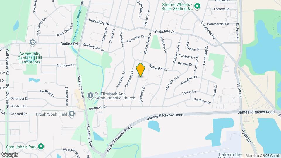 923 Nottingham Ln Map and Location Details