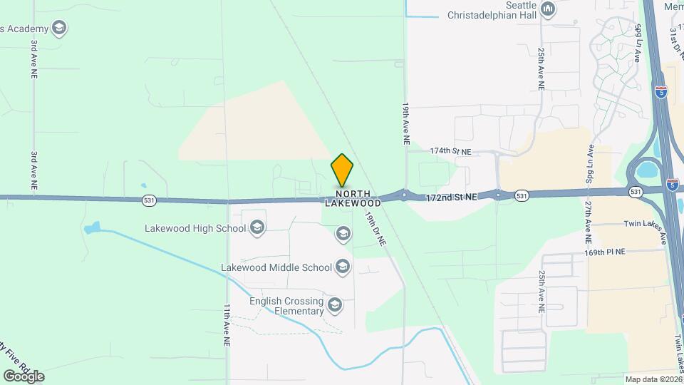 1605 172nd St NE Map and Location Details