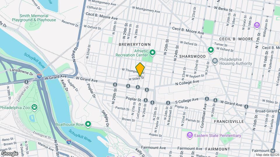 1245 N 27th St, Unit A Mapa y Detalles de la Ubicación