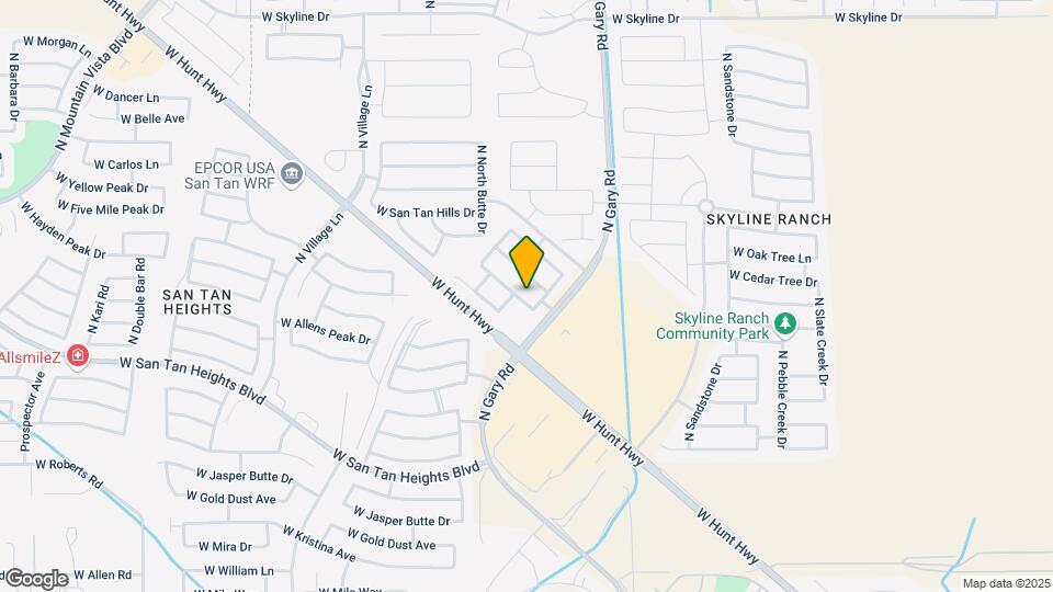 1758 W Desert Hills Dr Map and Location Details
