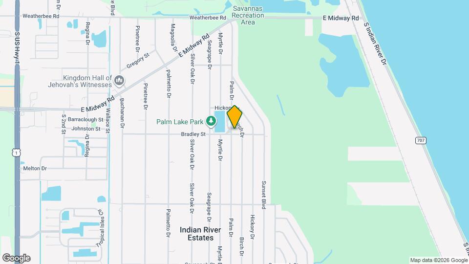 5014 Palm Dr Map and Location Details