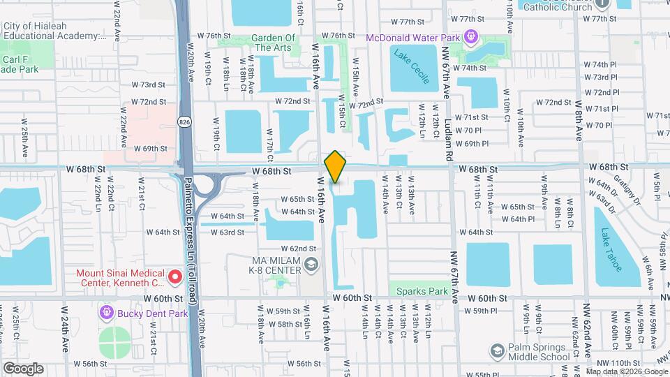 6618 W 15th Ct Map and Location Details