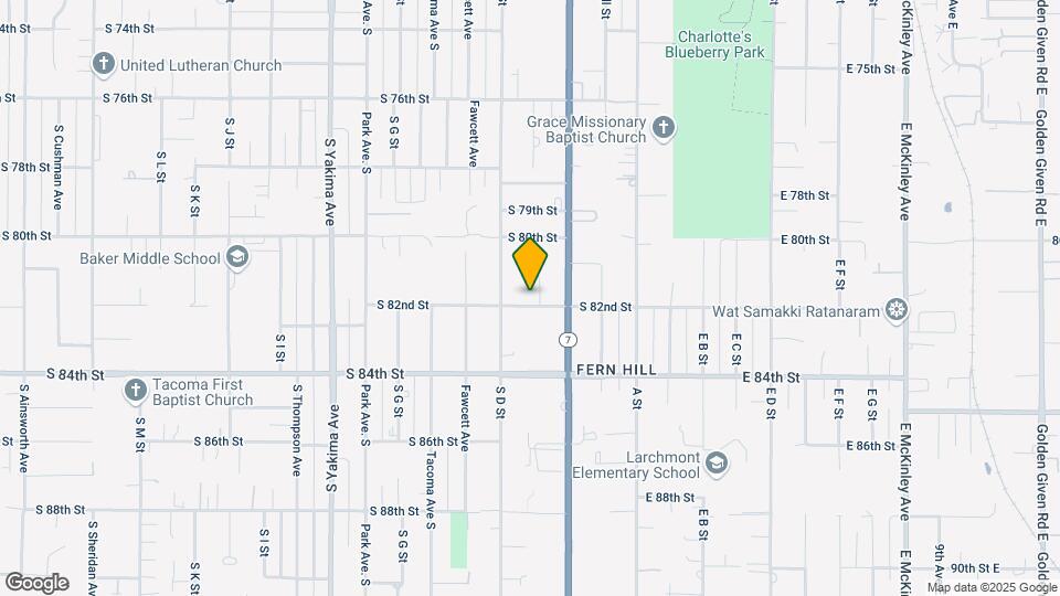 301 S 82nd St Map and Location Details