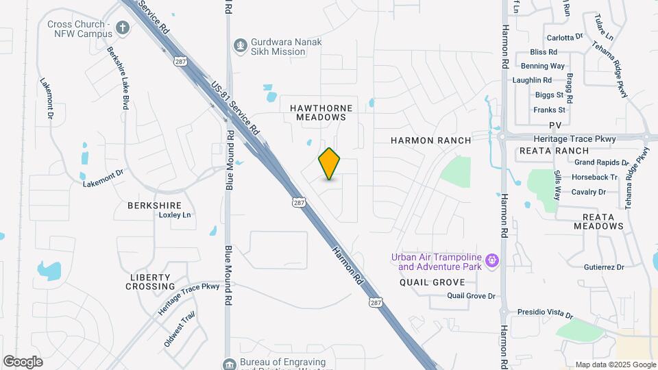 1121 Ferncliff Dr Map and Location Details