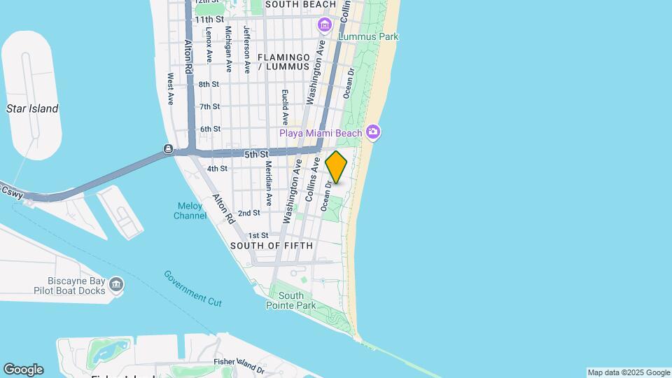 321 Ocean Dr, Unit 200 Map and Location Details