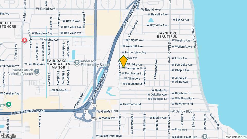 3414 W Carrington St Map and Location Details