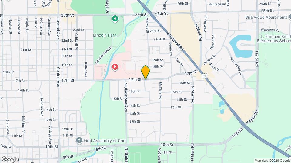 2637 17th St Map and Location Details