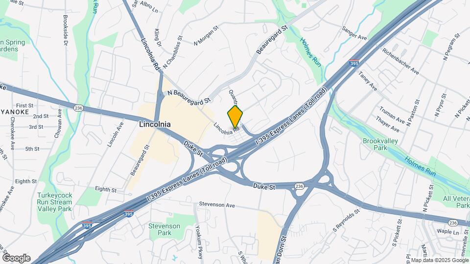 6020 Lincolnia Rd Mapa y Detalles de la Ubicación