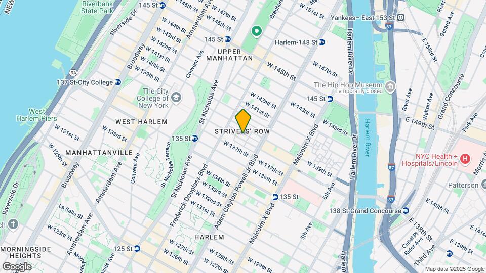 223 W 138th St Mapa y Detalles de la Ubicación