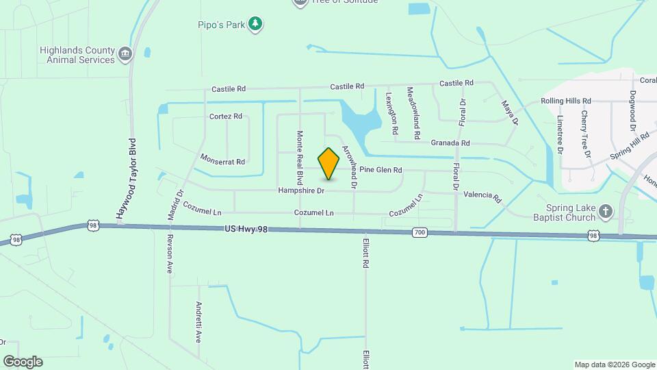 8409 Hampshire Dr Map and Location Details