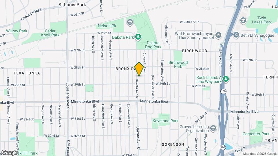 2841 Dakota Ave S Mapa y Detalles de la Ubicación