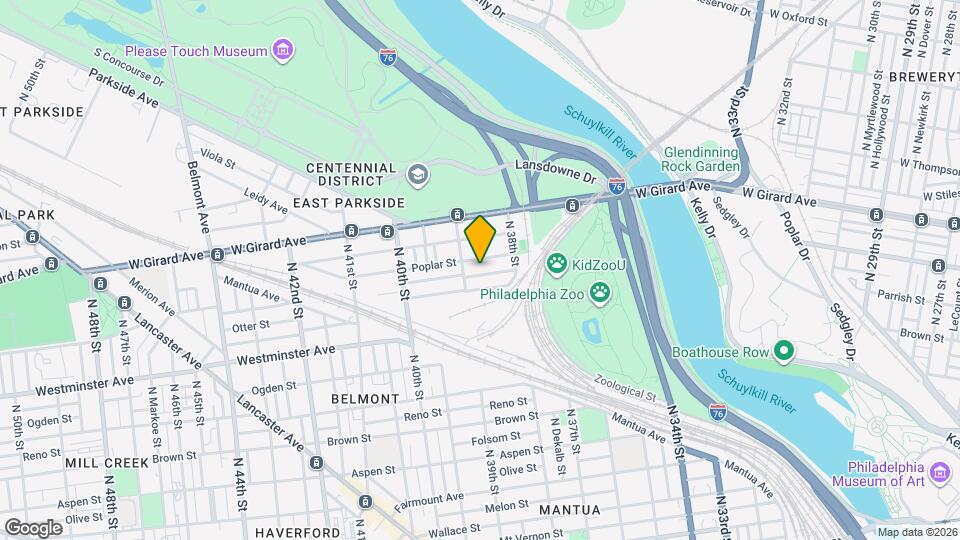 3857 Wyalusing Ave Mapa y Detalles de la Ubicación