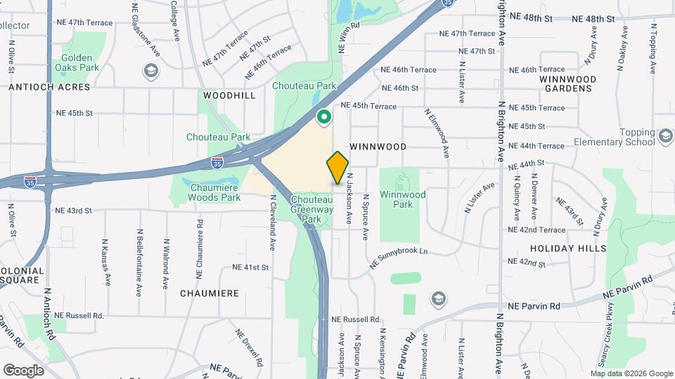 4100-4102 NE 43rd Terrace Map and Location Details