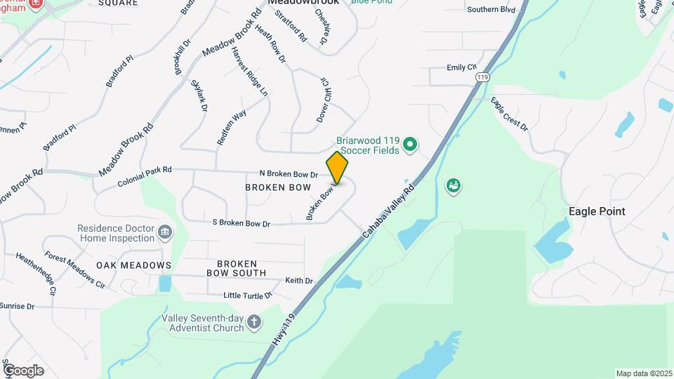 5207 Broken Bow Ln Map and Location Details