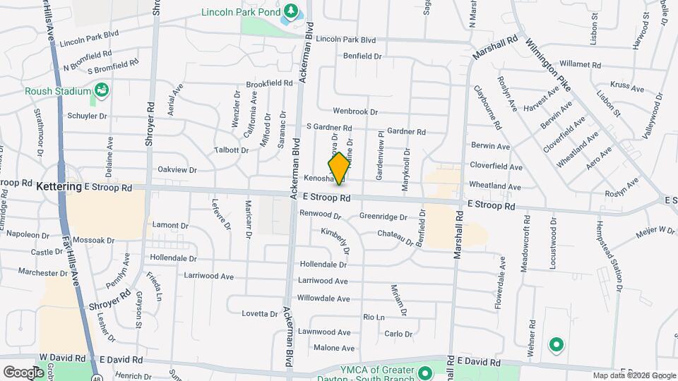 937 E Stroop Rd Map and Location Details
